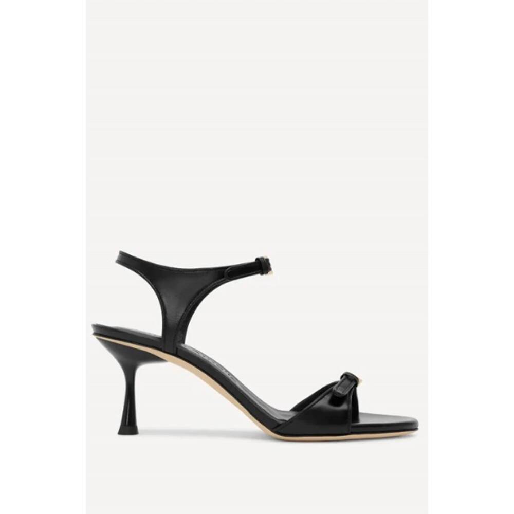 NEW STUDIO AMELIA women's alto 70 heel sandal in black